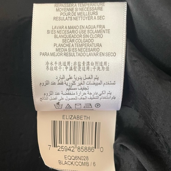 Max & Cleo Elizabeth Cocktail Black Dress Size 6 Women’s - Picture 7 of 7